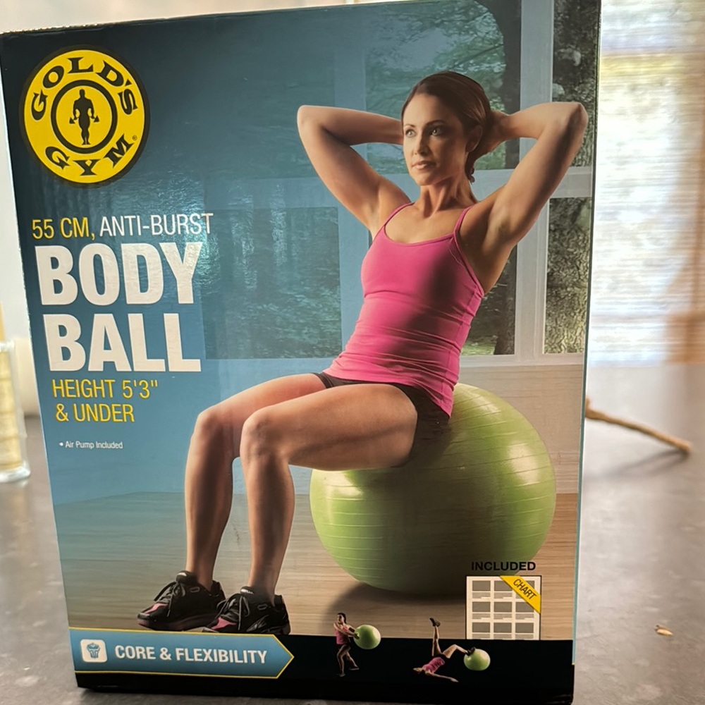 Gold's Gym Green Anti-Burst Body Ball